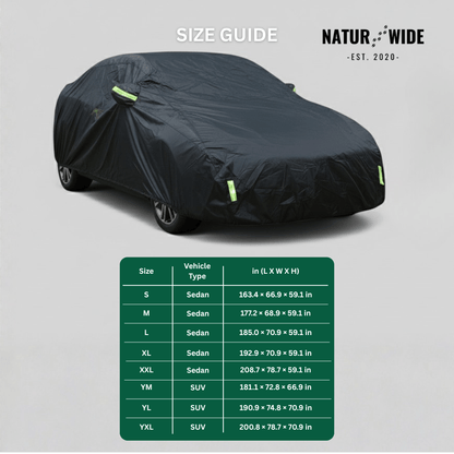 Universal All-Weather Car Cover for Sedans &amp; SUVs