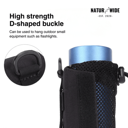 Tactical MOLLE Foldable Water Bottle Pouch