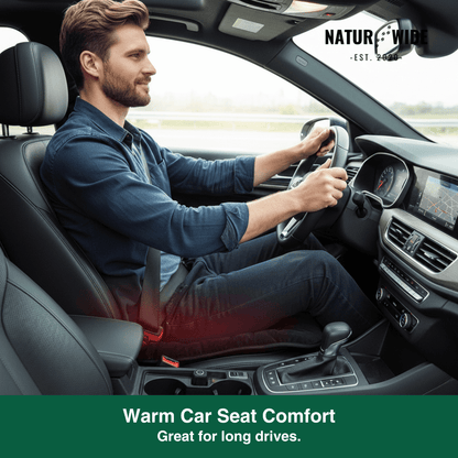 USB Electric Heating Cushion 18" – Heated Pad for Chair, Car &amp; Pets