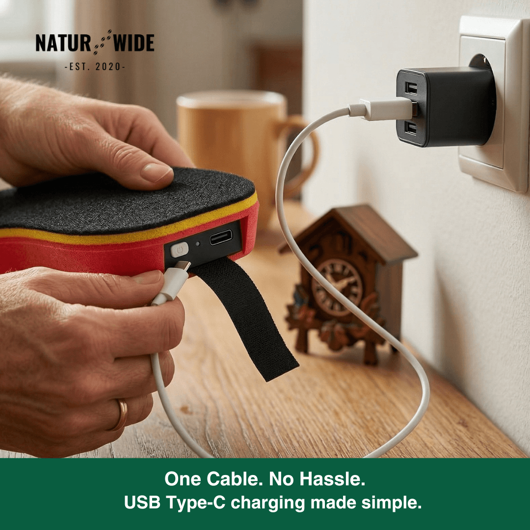 App-Controlled Smart Rechargeable Heated Insoles