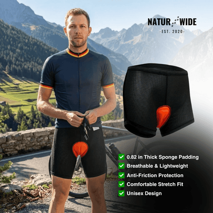 Men's 4D Padded Cycling Underwear Shorts
