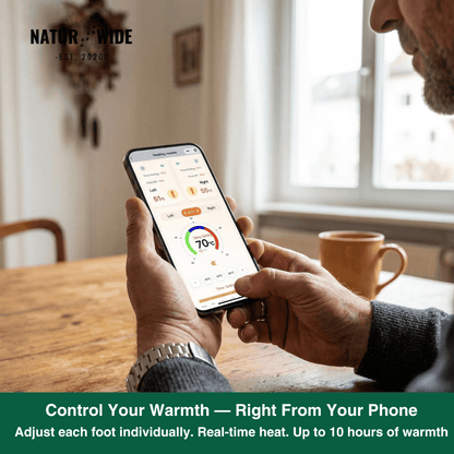 App-Controlled Smart Rechargeable Heated Insoles