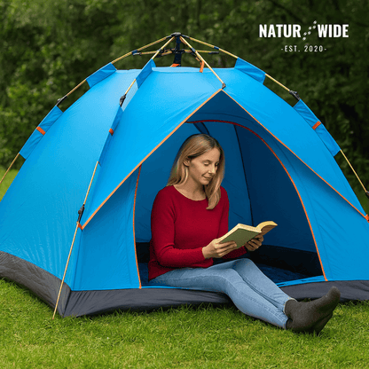 Naturwide Outdoor Tent - Automatic setup in 3 seconds