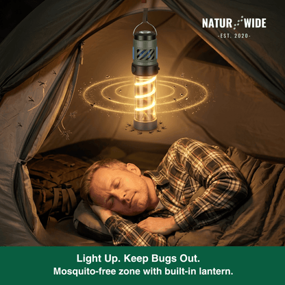5-in-1 Camping Lamp – LED Flashlight & Mosquito Repellent Light