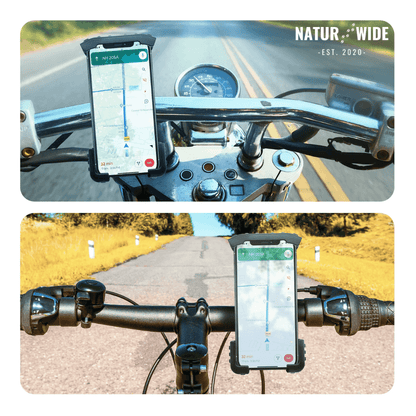 Secure Motorcycle & Bike Phone Mount - 1s Quick Lock