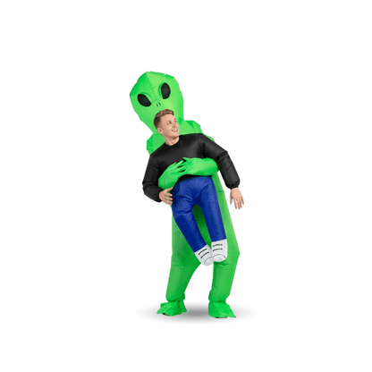 Inflatable Alien Costume – Funny “Pick Me Up” Illusion Suit
