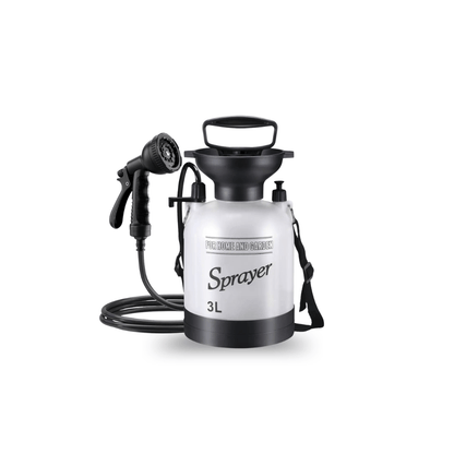 Portable Manual Camping Shower – 3/5/8L Hand Pump with 3m Hose