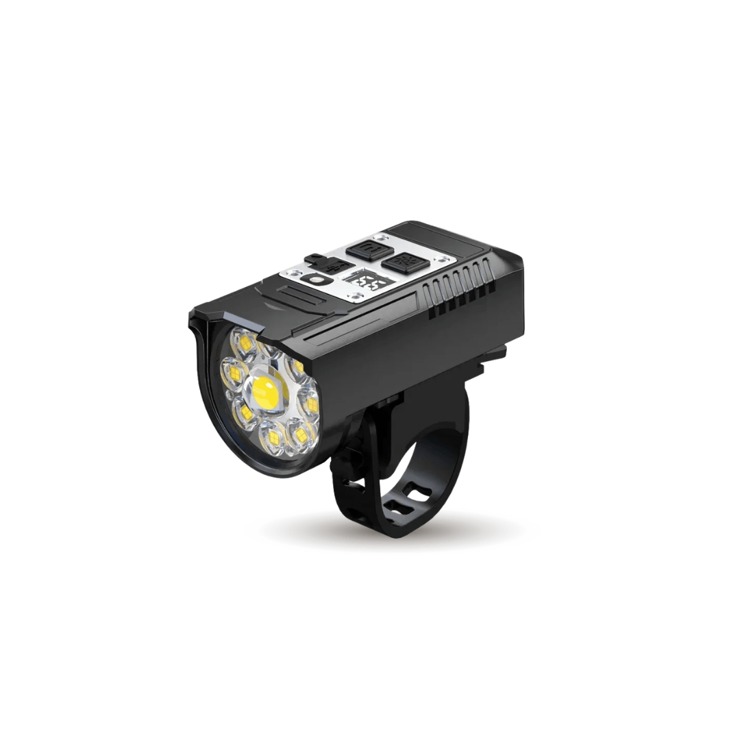 20W Rechargeable 9-LED Bike Headlight & Power Bank