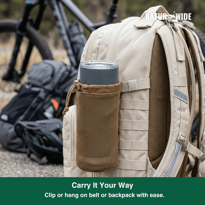 Tactical MOLLE Foldable Water Bottle Pouch
