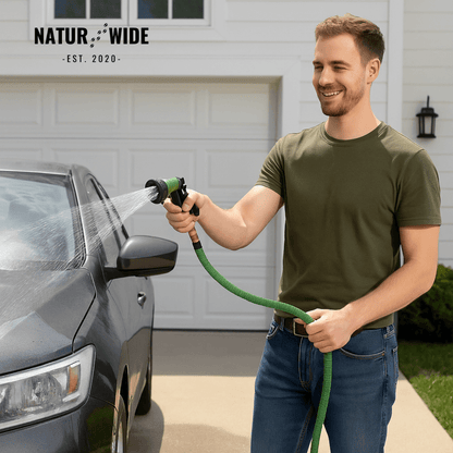 AquaFlex Pro – The flexible garden hose with 7 spray functions