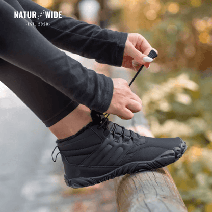 Winter Snow Boots – Warm, Fur-Lined Barefoot Shoes for Men &amp; Women