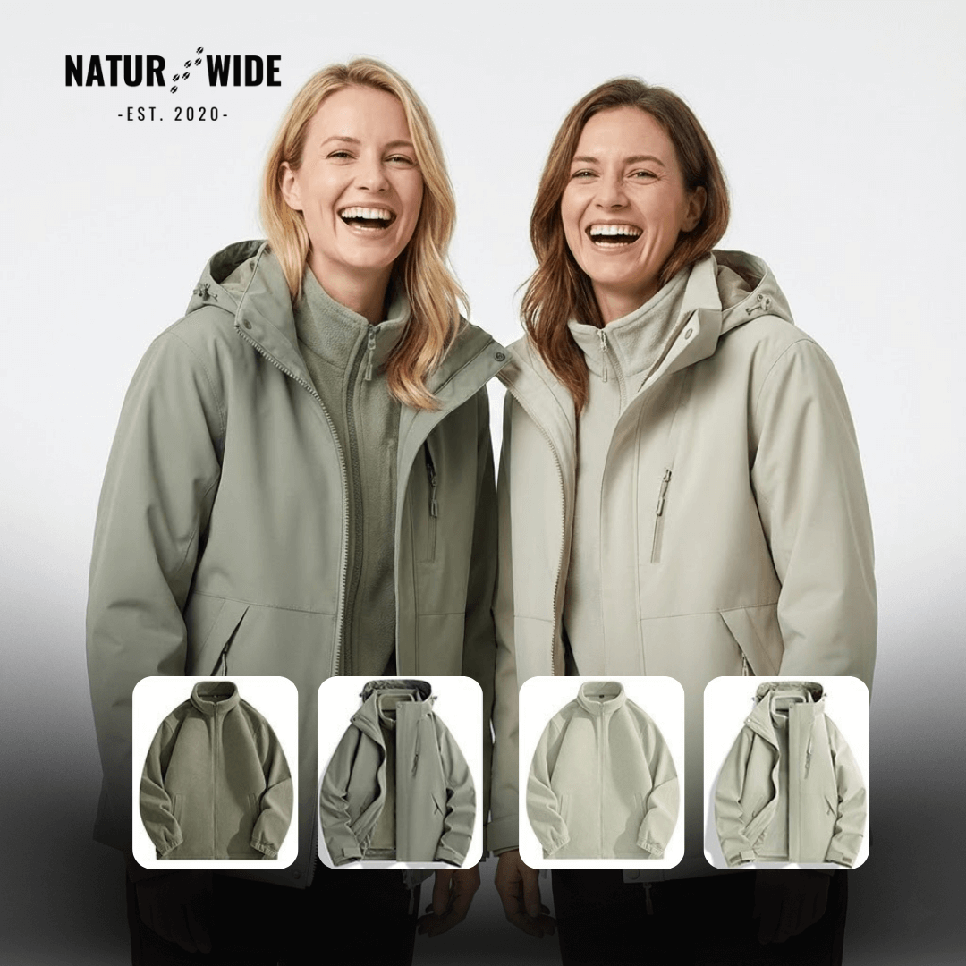 Women's 3-in-1 Waterproof Rain Jacket