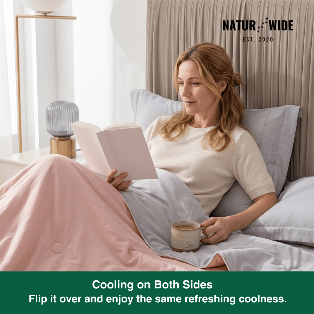Ice Silk Cooling Summer Blanket – Twin & Queen Sizes