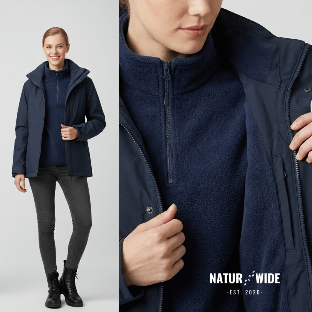 Women's 3-in-1 Waterproof Rain Jacket