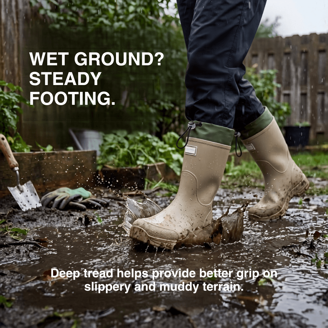 Waterproof Outdoor Rubber Boots Unisex – Slip-Resistant, Durable &amp; Long-Lasting