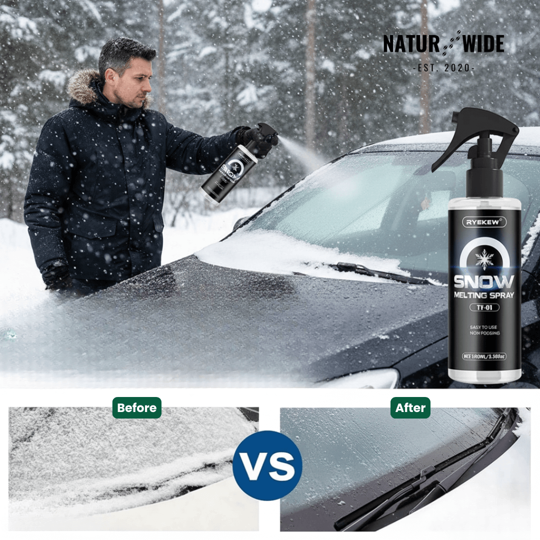Fast-Acting Car Deicer Spray – Ice &amp; Frost Remover (3.4 fl oz / 100ml)