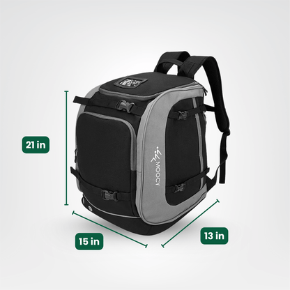 2200oz Ski Boot Bag Backpack – Large Capacity for Helmet, Boots &amp; Gear