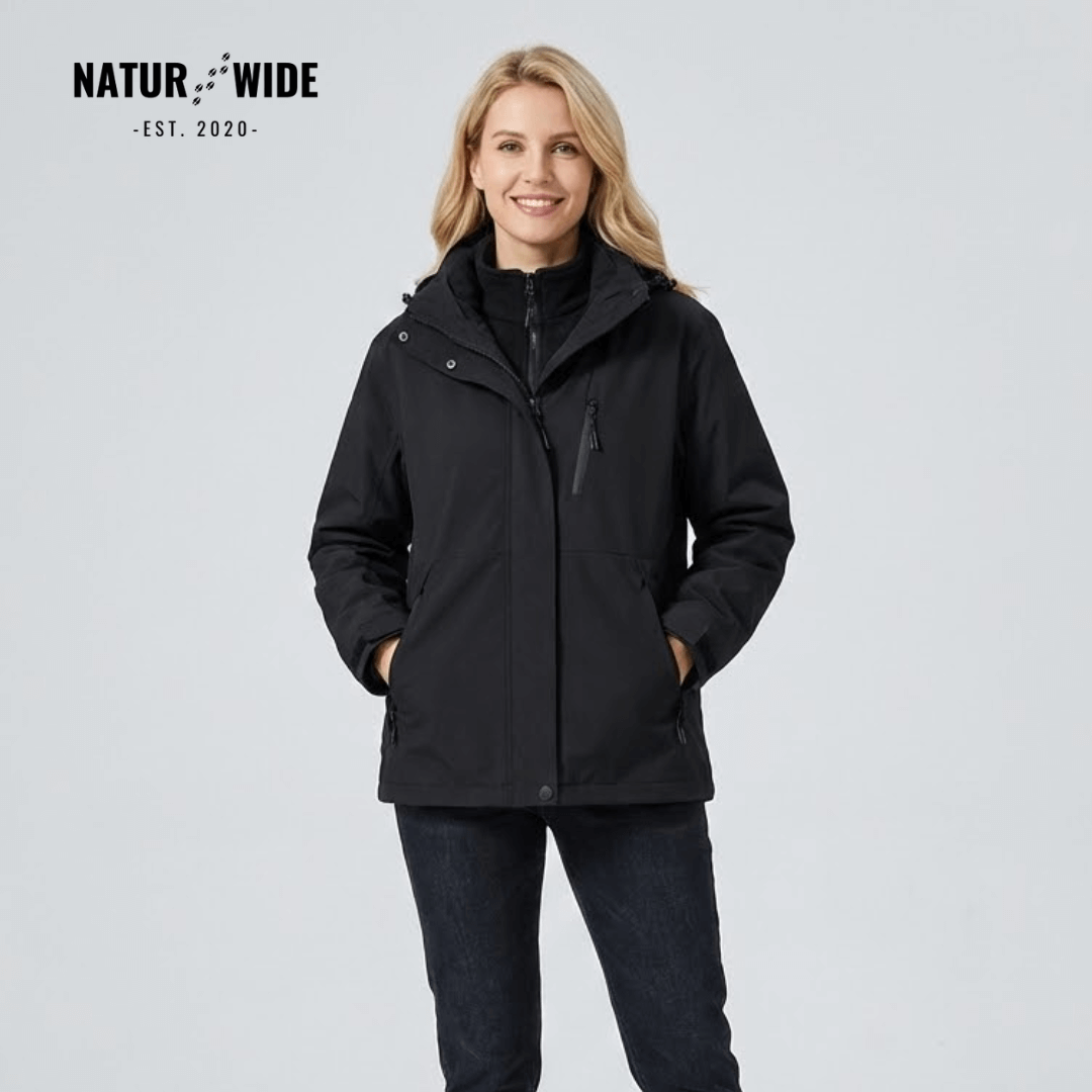 Women's 3-in-1 Waterproof Rain Jacket