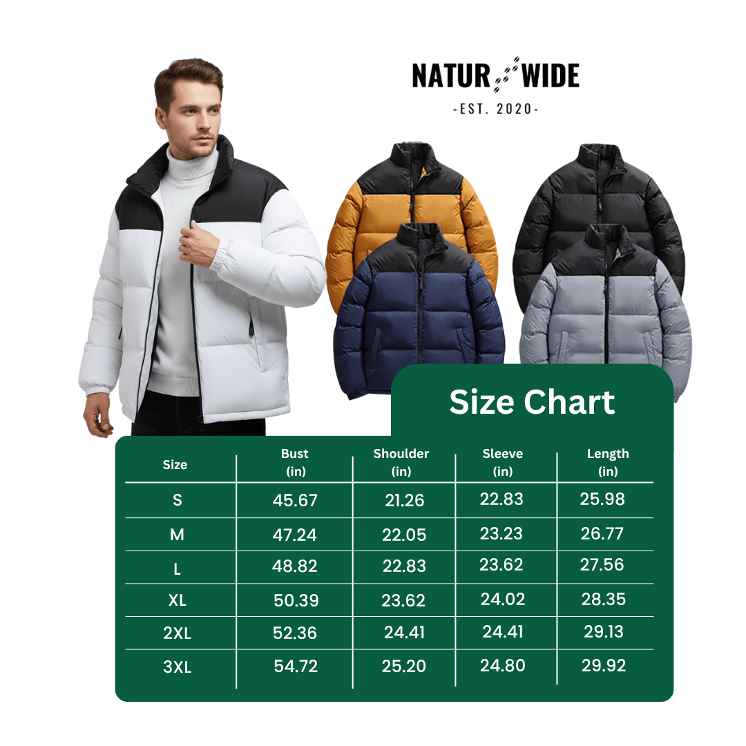 Naturwide Heated Winter Jacket – 6 Heating Zones, Waterproof &amp; Extra Warm for Men and Women