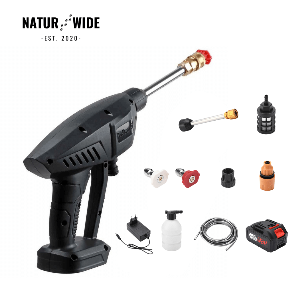 Cordless pressure washer - portable, powerful &amp; flexible