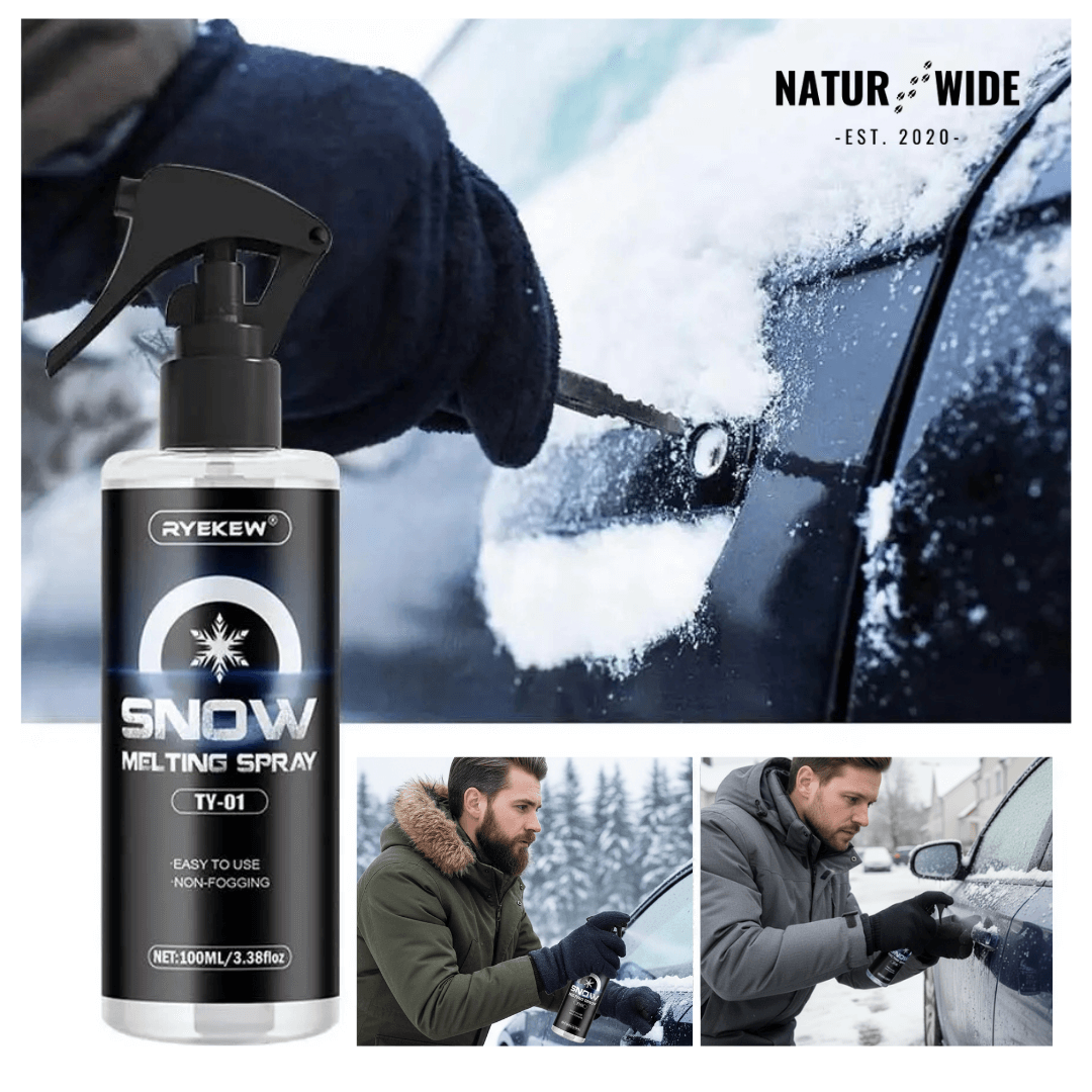 Fast-Acting Car Deicer Spray – Ice &amp; Frost Remover (3.4 fl oz / 100ml)