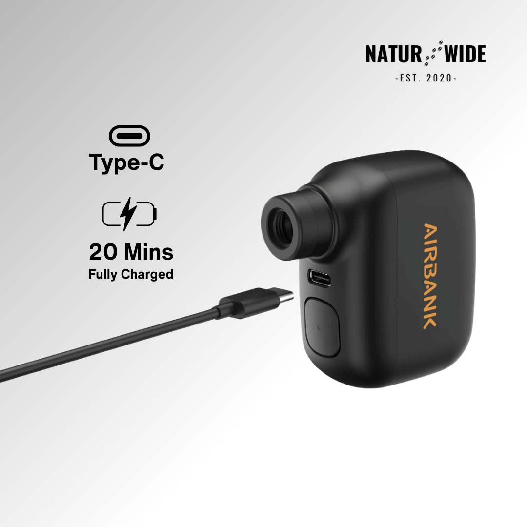 Mini Portable Rechargeable Bike Pump - 100PSI