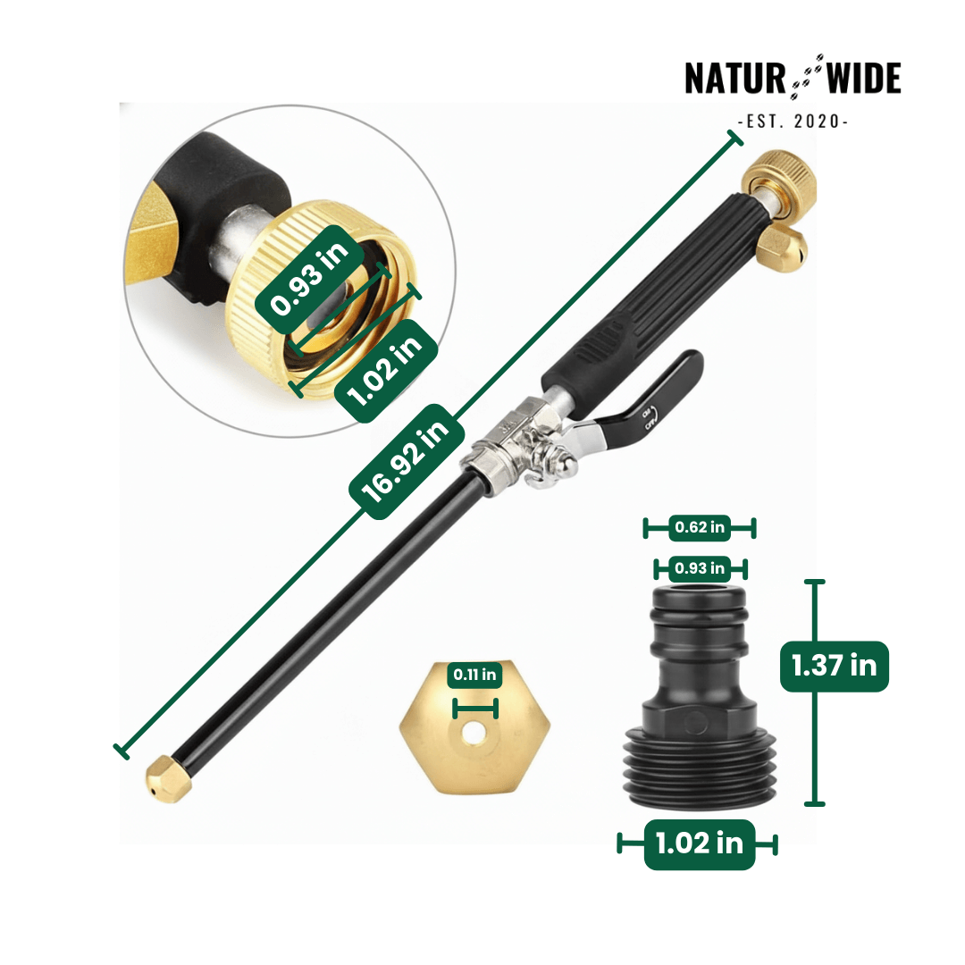 High-Pressure Water Gun – Jet Nozzle for Garden Hose