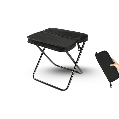Foldable Camping Stool – Lightweight, Portable &amp; Durable with Carry Bag for Travel
