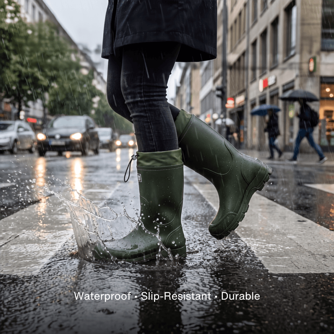 Waterproof Outdoor Rubber Boots Unisex – Slip-Resistant, Durable &amp; Long-Lasting