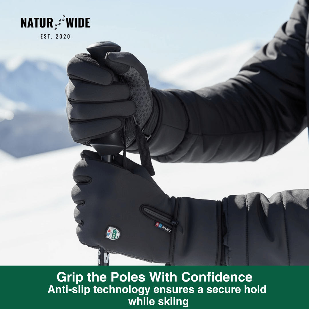 Heated Gloves (Power Bank Powered) – Waterproof &amp; Windproof