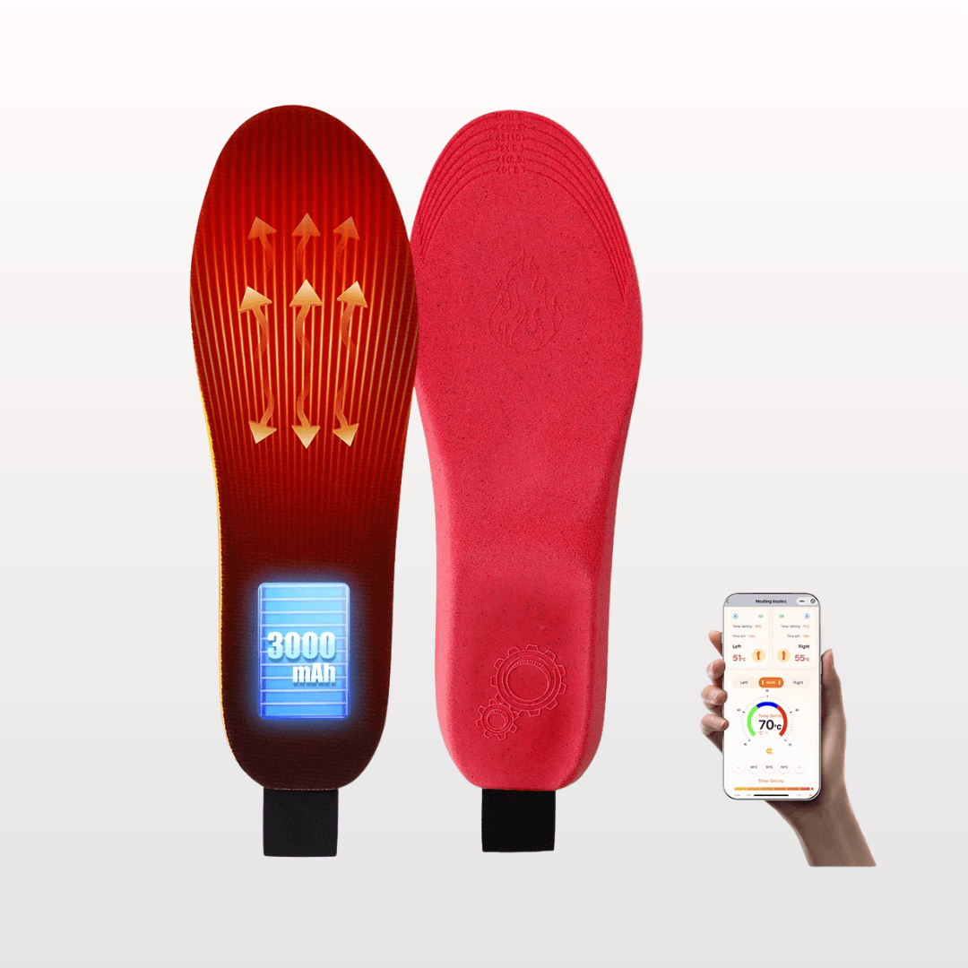 App-Controlled Smart Rechargeable Heated Insoles
