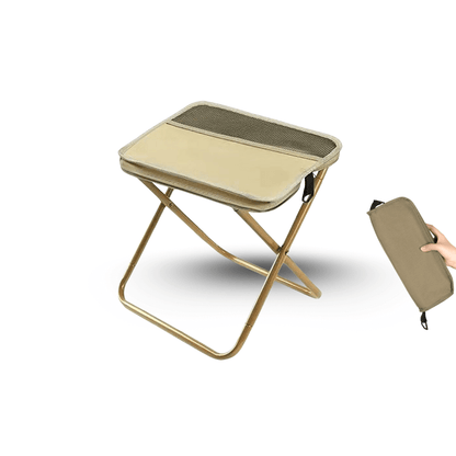 Foldable Camping Stool – Lightweight, Portable &amp; Durable with Carry Bag for Travel