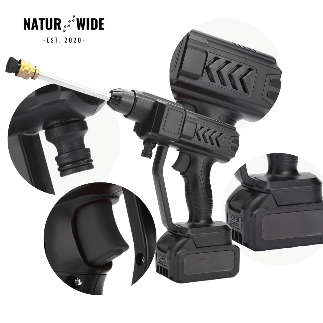 Cordless pressure washer - portable, powerful &amp; flexible