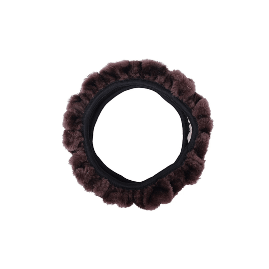 Soft Plush Steering Wheel Cover – Warm Winter Protector (15")