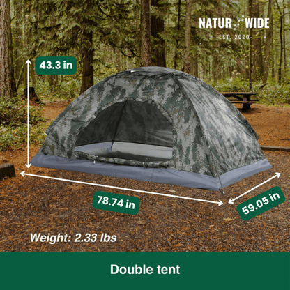 Naturwide Explorer Tent – Ultralight &amp; compact for 1-2 people