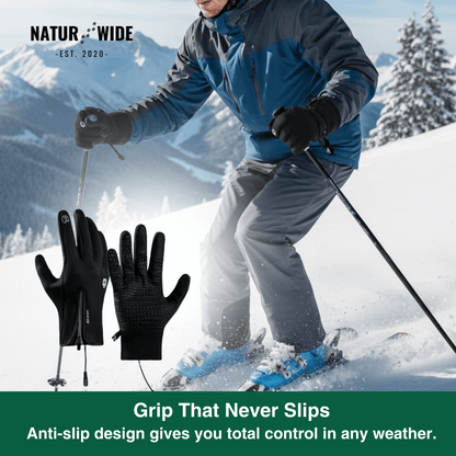 Heated Gloves (Power Bank Powered) – Waterproof &amp; Windproof