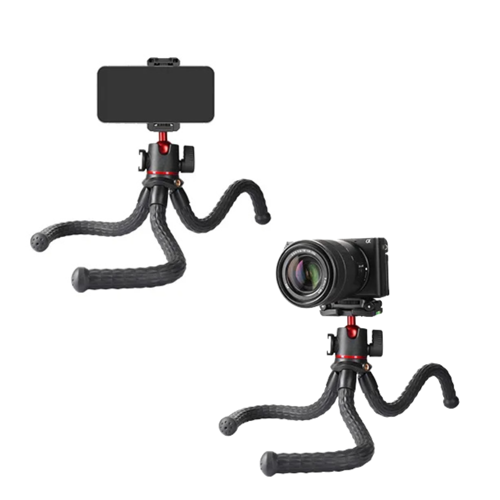 Flexible Octopus Tripod – Versatile for Camera &amp; Smartphone