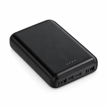 NaturWide 10,000 mAh power bank in black